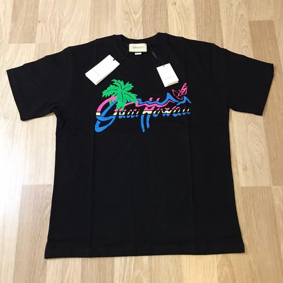 Gucci Other - Gucci Black Hawaii T-shirt New FW20